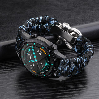 Buy camouflage-blue Nylon Strap for Samsung Galaxy Watch