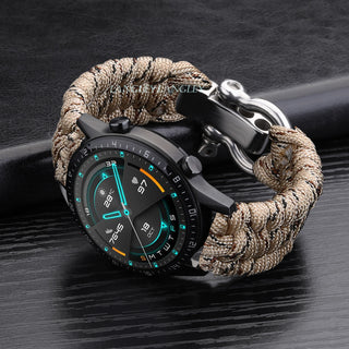 Buy camouflage-kakhi Nylon Strap for Samsung Galaxy Watch