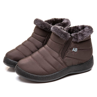 Buy brown-k06 Women Boots Waterproof Casual Lightweight