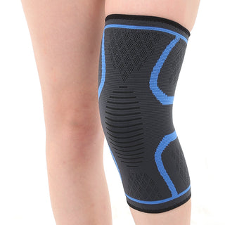 Buy navy-blue 1PC Fitness Support Elastic Nylon Sport Compression Sleeve
