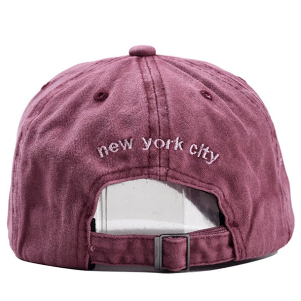 new york embroidered cap men