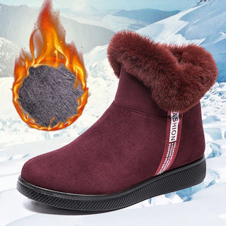 Buy redboots Women Winter Snow Ankle Suede Boots Zipper