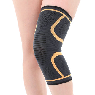Buy yellow 1PC Fitness Support Elastic Nylon Sport Compression Sleeve