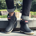 Men Fashion Rain Boots Anti Slip Short Ankle