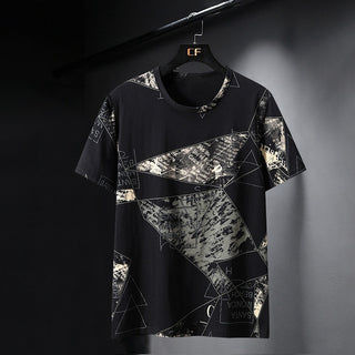 Buy black Oversize T-shirts Men Big Size 10XL Tops Tees Summer Hip Hop Casual Print
