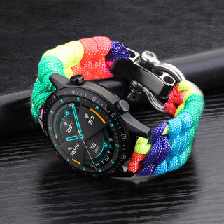 Buy rainbow Nylon Strap for Samsung Galaxy Watch