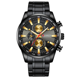 Buy black-black New Watches for Men Quartz Men’s Sport Waterproof