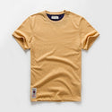 Mens T-shirt Cotton Solid Color t shirt Men Causal O-neck Basic Tshirt Male High Quality Classical Tops