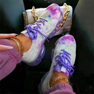 Buy purple Womens Sneakers Trends 2023 Spring New Stretch Fabric Breathable Casual Vulcanized