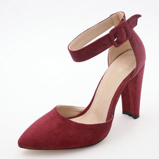 Buy wine-red 2023 Women Pumps Fashion Shoes