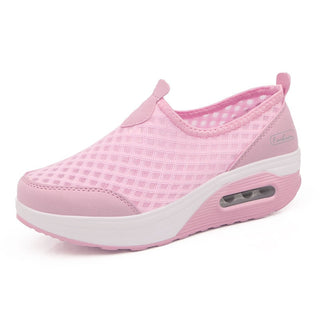 Buy pink Women Casual Shoes 2021 Soft Bottom Walking Air Mesh sneakers