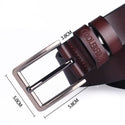 Cowhide genuine leather belts for men