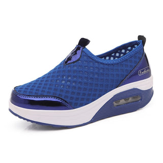 Buy royal-blue Women Casual Shoes 2021 Soft Bottom Walking Air Mesh sneakers