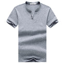 Mens T-Shirt 2023 Collar T-Shirts Short Sleeve