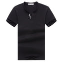 Mens T-Shirt 2023 Collar T-Shirts Short Sleeve