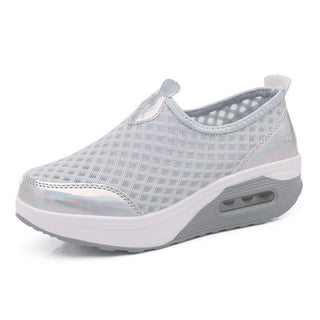 Buy gray Women Casual Shoes 2021 Soft Bottom Walking Air Mesh sneakers