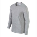 Gildan Brand Men's Long Sleeve T-shirts Spring Autumn Casual O Neck