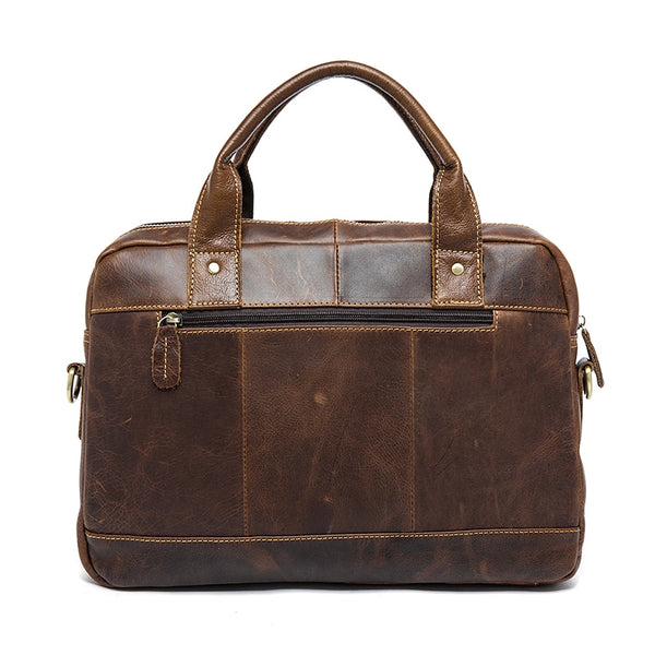 mens briefcase leather laptop bag genuine leather