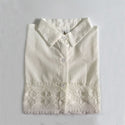 New Autumn White Lace Blouse  Women Tops Casual Loose Blouses