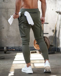 Men 2023 Streetwear Trousers Multiple Zipper Pockets