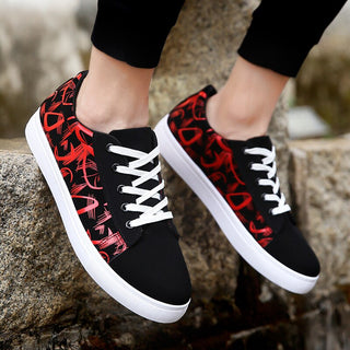 Buy red New Men Canvas Street Shoes