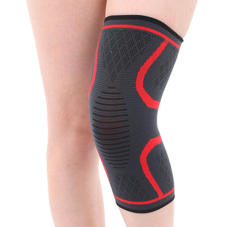 Buy red 1PC Fitness Support Elastic Nylon Sport Compression Sleeve