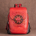 Women's Retro Genuine Leather Backpack