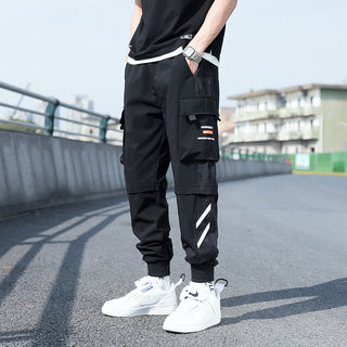 Buy dk05-black Streetwear Mens Hip Hop Jogging Pants Casual Trousers