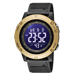 Buy black-golden Men's Watches Luxury Brand Digital Sport Waterproof LED Light Wrist Watch