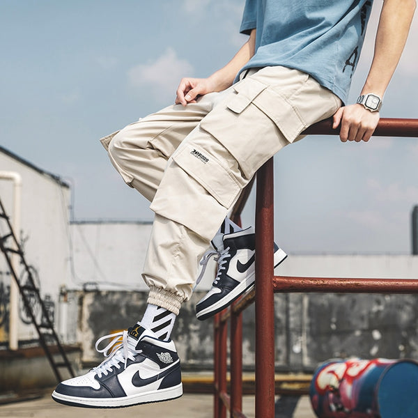 Streetwear Mens Hip Hop Jogging Pants Casual Trousers