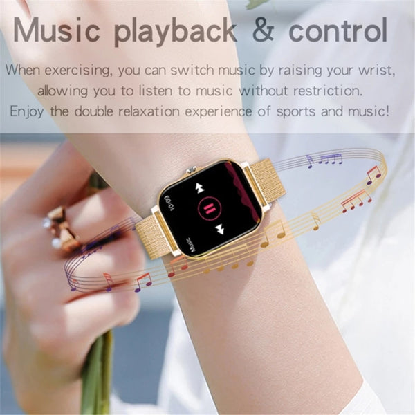 2022 New Women Smart watch Color Screen Full touch Fitness Tracker
