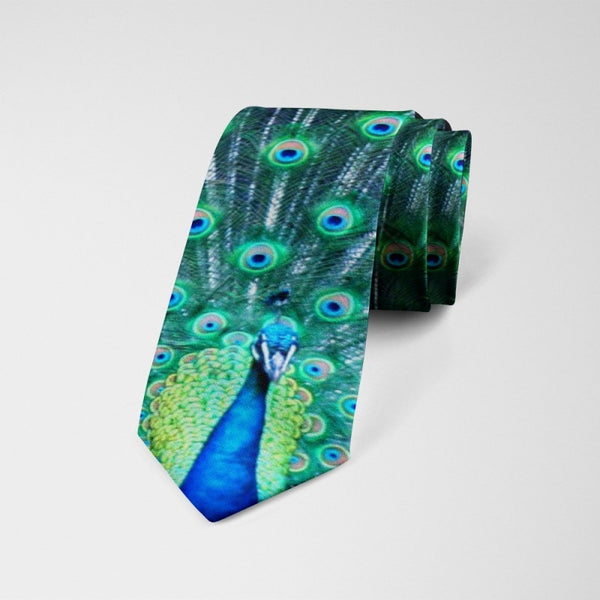 Men's Peacock Printed Ties