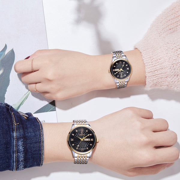 Couples Luxury Quartz Wristwatches,