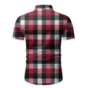 Men's Red Plaid Shirt 2023
