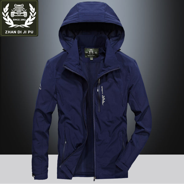 Men's Breathable Comfortable Hooded Jacket