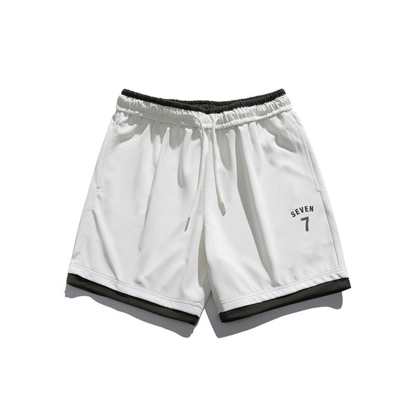 Men's Sport Shorts Elastic Waist Drawstring Sportwear Plain