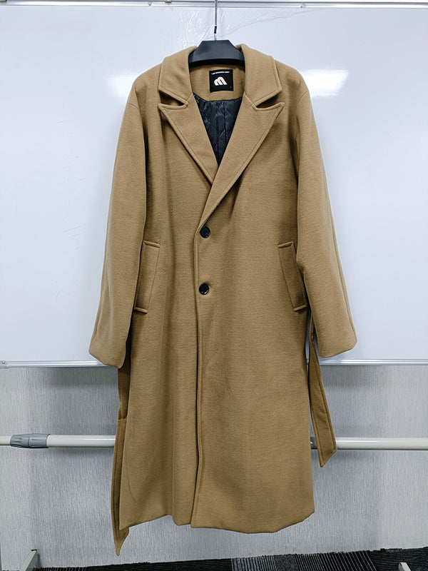 Men's Loose Casual Single-breasted Overcoat