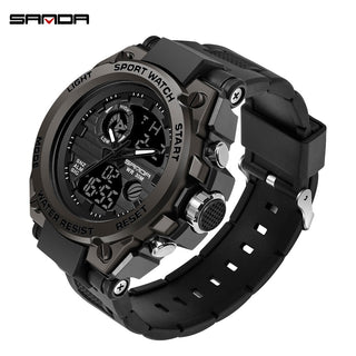 Buy 739-black Dual Display Men Sports Watches G Style LED Digital Waterproof Watches