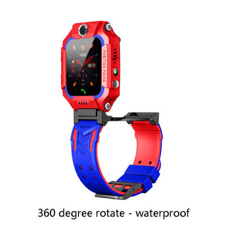 Buy w19-360-red Kids Smart Watch 2022 New Sim Card Smartwatch for Children SOS Call Phone Camera Voice Chat Photo Waterproof Boys Girls Gift Q19