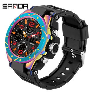 Buy 6008-blue-symphony Dual Display Men Sports Watches G Style LED Digital Waterproof Watches