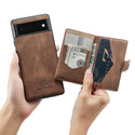 Case For Google Pixel 7 6 Pro Pixel 6 Leather Wallet Card Slot Bag Magnetic case for Google Pixel 5A 5G