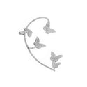 Shining Zircon Butterfly Ear Cuff Earrings for Women 1pc