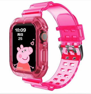 Buy pink Silicone Strap for Apple Watch 8 Band