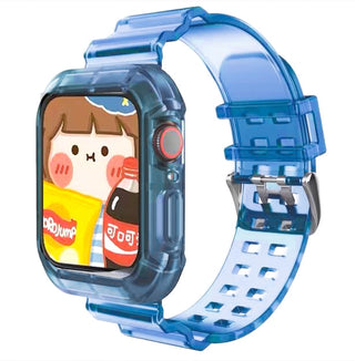 Buy blue Silicone Strap for Apple Watch 8 Band