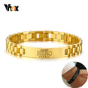 My Dad HERO Bracelets Personalized Quotes
