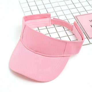 Buy h0603-pink Hats Men and Women Adjustable Visor UV Protection