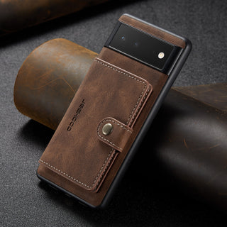 Buy dark-brown Case For Google Pixel 7 6 Pro Pixel 6 Leather Wallet
