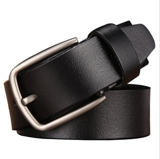 Buy black-4 Men's Belt Genuine Leather