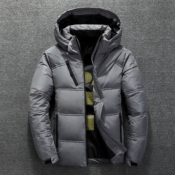 Winter Warm Men Jacket Coat Casual Autumn Stand Collar Parka Male Mens Winter Down Jacket With Hood