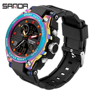 Buy 739-blue-symphony Dual Display Men Sports Watches G Style LED Digital Waterproof Watches